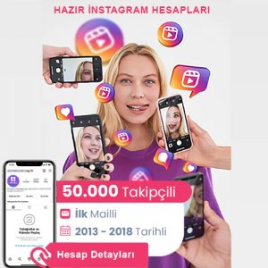 İnstagram 50.000 Takipçili Hesap