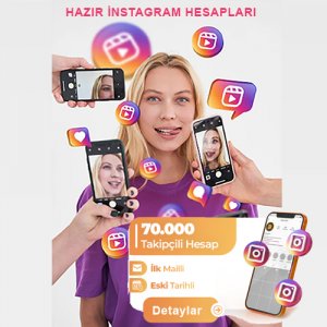 İnstagram 70.000 Takipçili Hesap